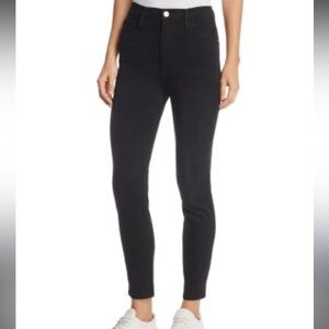 Frame Denim Black High-Rise Jeans